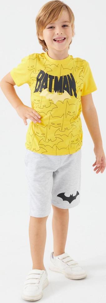Batman L1554-3 Erkek Çocuk Alt Üst Takım Koyu Sarı