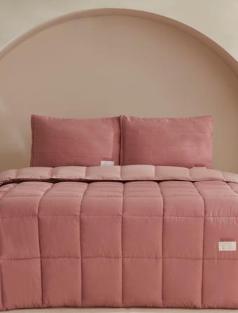 Karaca Home Relax Çift Kişilik Comfort Set/Uyku Seti Pudra