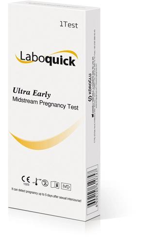 Laboquıck Ovulasyon Testi 2 Test x 3 Paket +  2 Ultra Erken Gebelik Testi