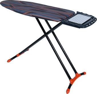 Hagen %100 Pamuk Ömür Boyu Kırılmaz Krom Ütü Masası Kalın Borulu Premium A Kalite Isıya Dayanıklı 43X125Cm