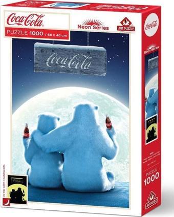 Art Puzzle Coca-Cola Kutup Ayıları 1000 Parça Neon Puzzle