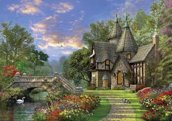 Ks Games The Old Waterway Cottage 1000 Parça Puzzle