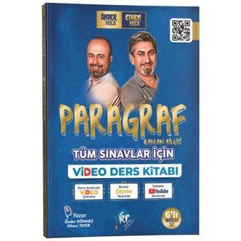Önder Hoca & Ethem Hoca Tüm Sınavlar Için Paragraf ve Anlam Bilgisi Video Ders Kitabı - Ethem Hoca - KR Akademi