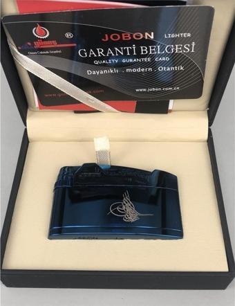 Jobon Tuğralı İbelo Tarz Çakmak Mavi