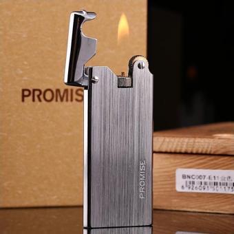 Çelik Depolu Promise Slim Çakmak Gümüş Grisi