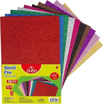 Bubu 20x30 Simli Eva 1.8 mm 10 Renk BUBU-EV0037