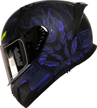 MTS 801 MISION BLUE FULL FACE KASK