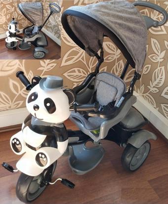 Babyhope 127 Little Panda 3 Tekerlekli Bisiklet Gri