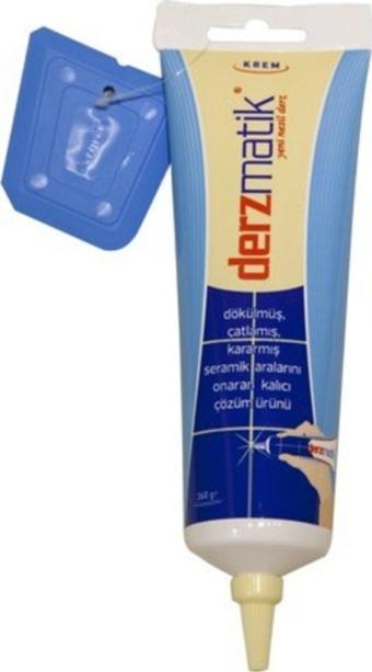 Derz Matik Hazır Derz Dolgu 360 Gram Gaga Uçlu Krem