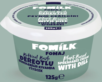 Fomilk Bitkisel Bazlı Dereotlu Sürülebilir Kıvamda Yiyecek 125 GR x 8 Adet