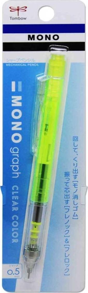 Tombow Mono Graph Clear Versatil Kalem 0,5 Mm Şeffaf Limon