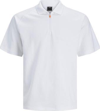 JACK&JONES JCOFUSION POLO SS12253683 BEYAZ