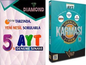 Liderler Karması AYT 3 + 1 ve Gür Yayınları AYT Dıamond 5 li Deneme Seti 2 Kitap - Gür Yayınları