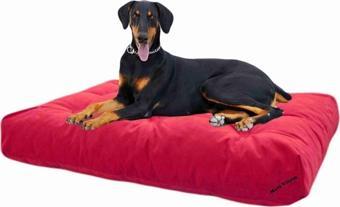 Mavi Vitrin Ultra Soft Large Büyük Irk Köpek Yatağı Elyaf Dolgulu Yıkanabilir Kumaş