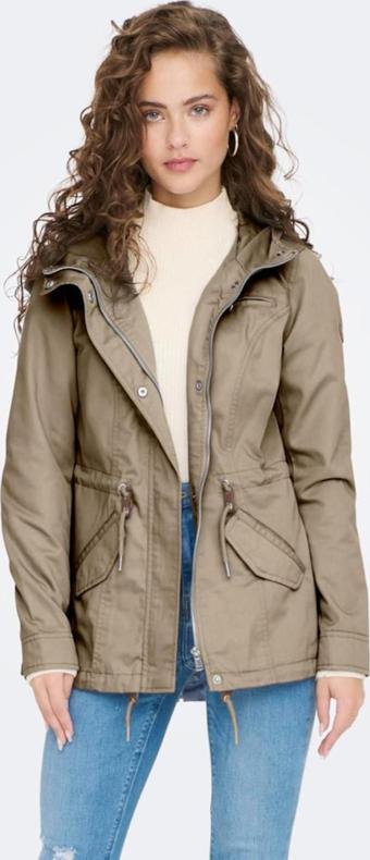 ONLLORCA CANVAS PARKA OTW NOOS KOYU BEJ