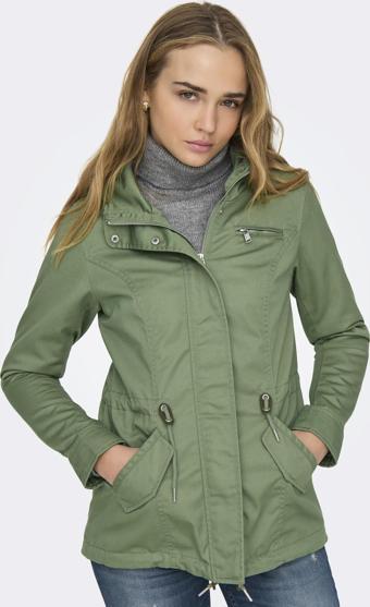 ONLLORCA LIFE CANVAS PARKA CC OTW YEŞİL