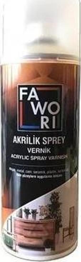 Fawori Akrilik 400 Ml Sprey Vernik Mat 001