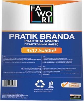 Fawori Pratik Branda Ekstra Dayanıklı 4x12.5 50 m2