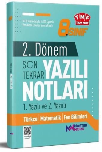 8. Sınıf 2. Dönem 1. ve 2. Yazılı Notları Son Tekrar - Masterwork