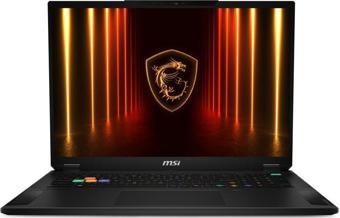 MSI STEALTH 18 HX AI A2XWIG-021TR 16GB RTX5080 Intel Ultra 9 275HX 64GB RAM 2TB SSD 18 inç UHD+ MINILED 120Hz Windows 11 Pro