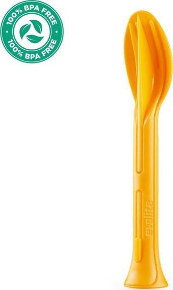 Evolite Combo 3 in 1 Çatal Kaşık Set (TURUNCU)