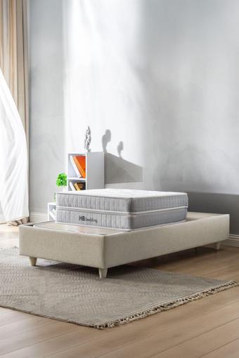 Hb Bedding | Sleepbox Katlanabilir Ortopedik Sünger Yatak |  Tek Kişilik | Pratik Uyku | 12 Cm Kalınlıkta |