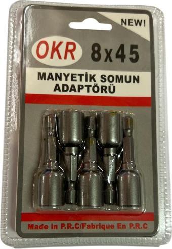 MANYETİK SOMUN ADAPTÖRÜ 8mm 5 ADET