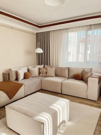 Dream Garden Angelo 6 Modül Sırt Minderli Köşe Koltuk Takımı
