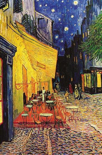 Gold Puzzle 1000 Parça Gece Cafe Teras Puzzle