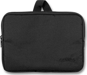 Cennec Yatay Kadın/Erkek Siyah Tablet Çantası (Maksimum 10,9 inç Tabletler İçin Uygun)