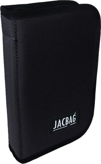 Jacbag Siyah Sert Kapaklı Lastikli Düzenleyici Organizer Kalemlik
