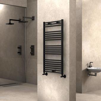 Radiva Haiti Havlupan 600x1100 Düz Mat Siyah