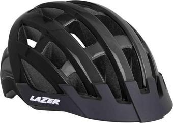 Lazer Compact Yol Kaskı Siyah (54/61cm)