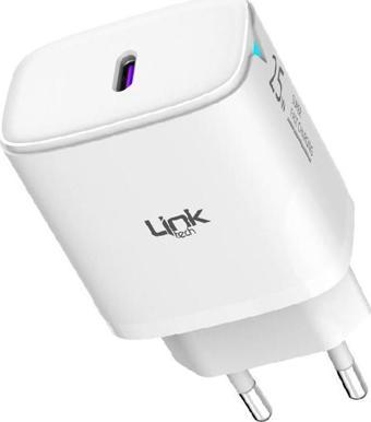 LinkTech C310 25W PD 3.0 USB-C Şarj Adaptörü Beyaz