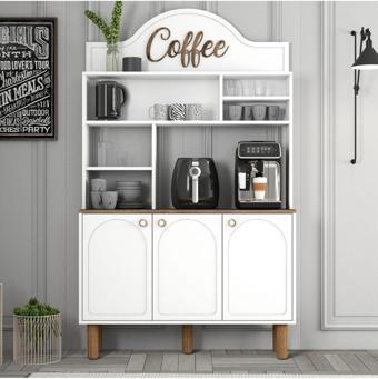 Variant Mobilya Bohem Kahve Köşesi Çok Amaçlı Dolap 120cm - Beyaz
