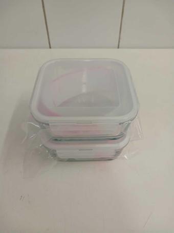 Lav Fresco Cam Kilitli Saklama Kabı 2’Li Set 1150Cc Kare (Frs-249)