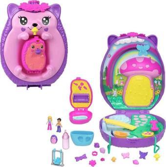 Polly Pocket Çanta Olabilen Micro Oyun Setleri - Hedgehog Mom And Baby GKJ63-JBJ91