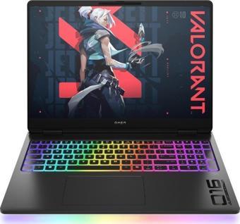 HP OMEN MAX Laptop 16-AH0022NT Intel Core Ultra 9 275HX 32GB RAM 1TB SSD 16GB NVIDIA GeForce RTX5080 16 inç WQXGA 240Hz Windows 11 Home Siyah B88F2EA