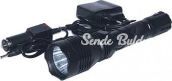 Alüminyum Şarjlı Zoomlu El Feneri F6055