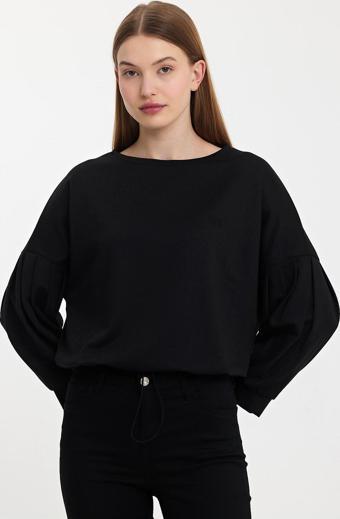 Twobull NAIROBI Kadın Sweatshirt Siyah