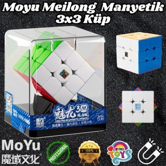 Orijinal MoYu Meilong 3x3 Manyetik Küp Kutulu - Moyu Speed Cube - Moyu 3x3 Zeka Küpü - Zeka Küpü - M