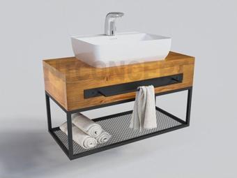 NTCollection Ahşap Lavabo Dolabı Hilton ( 110 cm ) 