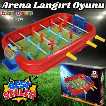 Süper Star Langırt Oyunu - Futbol Maçı Oyuncak - Futbol Oyuncakları - Top Oyuncak Langırt Setleri - 