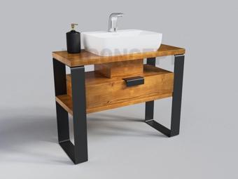 NTCollection Ipek Masif Ahşap Lavabo Dolabı Hilton ( 70 cm ) 