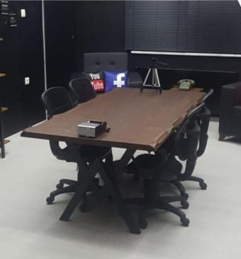 NTCollection Masif Doğal Ağaç Toplantı Ve Ofis Masası ( 100 cm - 240 cm ) 