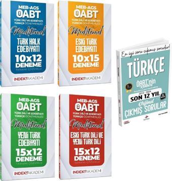 Dizgi Kitap + İndeks 2025 ÖABT nin Rehberi Türkçe Öğretmenliği Çıkmış Sorular Son 12 Yıl + 51 Deneme 5 li Set - Dizgi Kitap Yayınları
