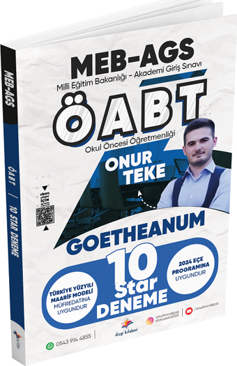 Dizgi Kitap ÖABT MEB-AGS Okul Öncesi Öğretmenliği GOETHEANUM Star 10 Deneme Dizgi Kitap Yayınları - Dizgi Kitap Yayınları