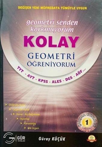 Gür Yayınları Kolay Geometri Öğreniyorum 1 Konu Anlatımı - Gür Yayınları