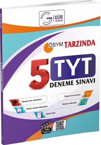 Gür Yayınları TYT Tüm Dersler 5 Deneme - Gür Yayınları