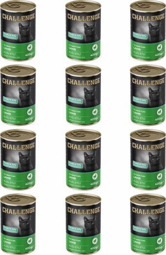 Challenge Kuzu Etli Yetişkin Kedi Konservesi 400 gr x 12 Adet